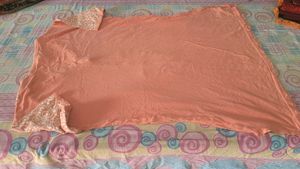 Peach Graphic Tee