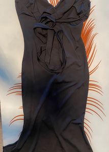Black long Dress/1 freebie