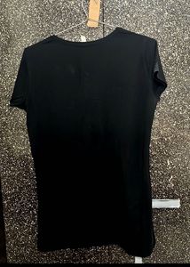 Stylish Black "COCO" Rhinestone T-Shirt