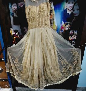 Golden Party wear Gown