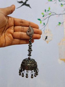 Peacock Jhumka Earrings
