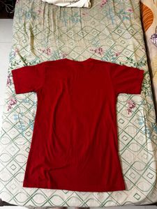 Red T-Shirt with Cute Girl Design
