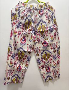 Multi Colored Cotton Co-ord Set