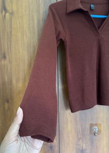 Ribbed Long Sleeve Top