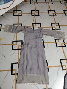 pakistani  organza lace embroided suit