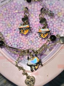 Cute Heart Drip Charm Set and  ❤️ coin
