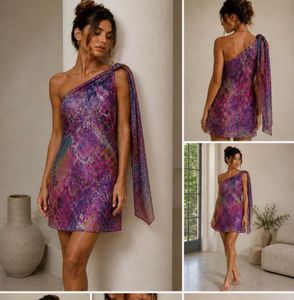 Floral  Print Off ShoulderDress