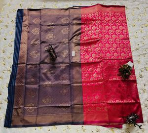 New South Indian banarsi Saree with blouse piece
