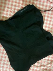 Chic Strapless Black Corset Top