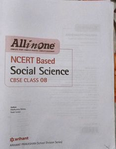 Arihant All in one Social Science Class 8 Book