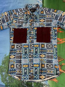 Aesthetic Bohemian Patterned Men's Shirt - Like Ne