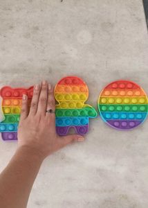 Rainbow Pop-It Fidget Toys Set