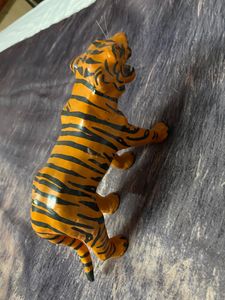 Leather Tiger Figurine