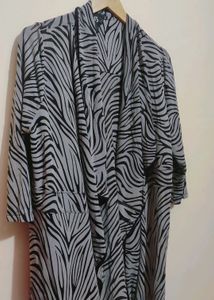 Zebra Lining Print Shrug For 38- 40 Bust