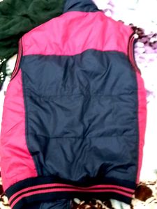 Red &amp; Black Padded Vest