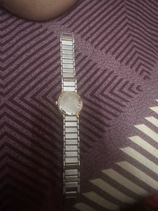 LG Water Resistant Silver Chain Watch Unused