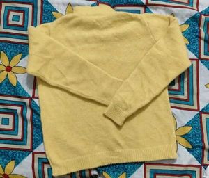 Cute Yellow Knit Cardigan for kids