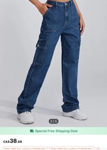 Cargo Denim Jeans