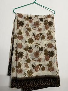 Elegant Floral Saree