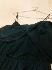 Elegant Dark Green Maxi Dress