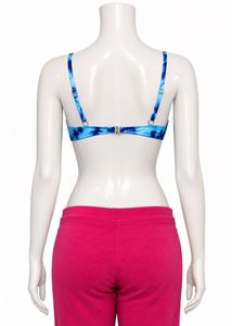 TODAY’ S OFFER Blue Tie-Dye Bikini Top