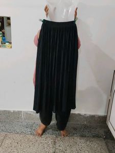Bonobo Charcoal Crinkle Midi Skirt(EU 36
