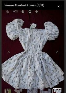 floral mini dress🦢🍄