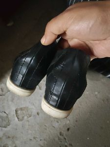 Classic Black Ballerina Wedges
