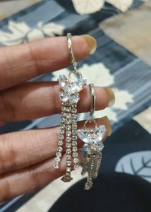 Sparkling Crystal Dangle Earrings