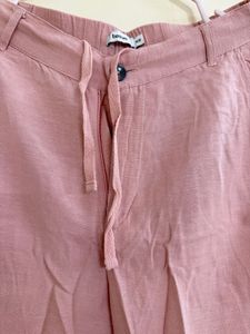 Pink Wide Leg Culottes