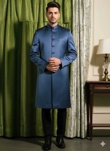 Elegant Blue Sherwani