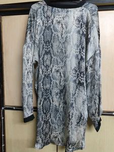 Snake print Zara top