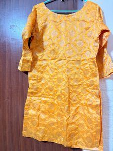 Ethnic Yellow Kurta