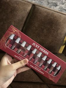 Just Herbs Matte Liquid Lipstick Set of 10