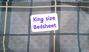 Cotton Bedsheet + 2 (Cushions + Pillow Covers)