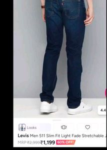 Men's Classic Blue Denim Jeans