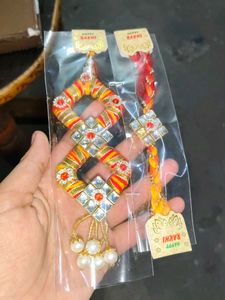 Beautiful Handcrafted Rakhi Set