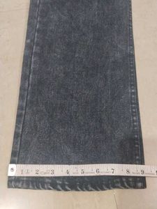 Gray Wide Leg Jeans
