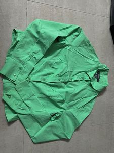 Men's Lime Green Collared Shirt