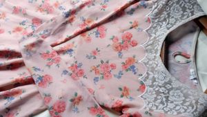 🌸🎀Floral pink Dress 🎀🌸