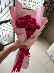 Handmade Ribbon Rose Bouquet