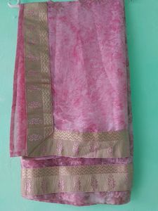 Branded Pure Crepe Saree
