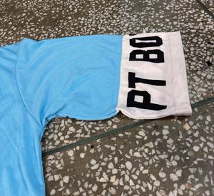 2 Boys New Blue/ black Graphic Print T-Shirt