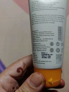 Dr. Sakhiya's Acne &amp; Pimple Sunscreen SPF 50