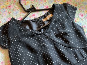 Chic Polka Dot Midi Dress