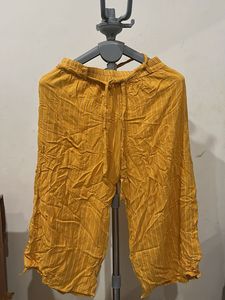 Mustard Striped Palazzos