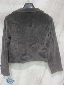 Stylish Brown Velvet Jacket