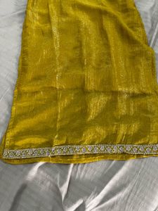 Elegant Yellow Embroidered Kurta Set