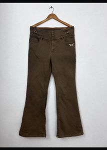 Stylish Brown Flared Pants