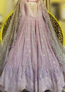 Elegant Lavender Gown